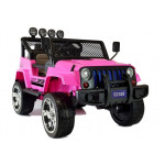 Elektrické autíčko - Jeep S2388 - nelakované - ružové